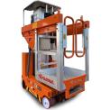 Nacelle verticale électrique à panier extensible - déporté