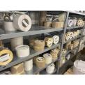 Étiquettes vierges en rouleau de formes et formats standards