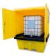 Achat Abri de stockage PEHD verrouillable pour 1 IBC - rétention 1260 litres