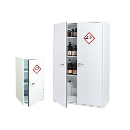Armoire pour produits corrosifs - portes à fermeture automatique