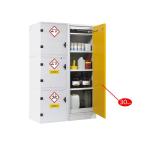 Armoire de stockage multirisques 4 compartiments dont 1 coupe-feu - DIFOPE