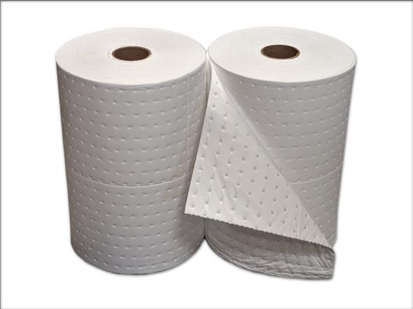 Rouleau absorbant pour hydrocarbures - anti peluches - 44 m x 48 cm