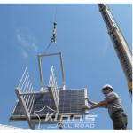 Fourche de levage pour panneaux solaires - chantier photovoltaïque - AXEO