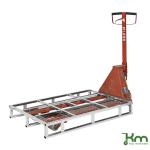 Palette acier - charges lourdes - 1000 kg -  pleine ou ajourée - ACTIVERGO