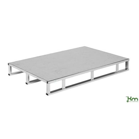 Vente Palette acier - charges lourdes - 1000 kg -  pleine ou ajourée (ACTIVERGO)