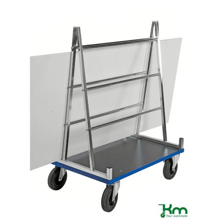 Chariot pour transport de panneaux à structure centrale inclinée KM08400