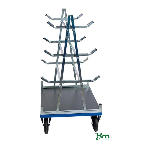 Achat Chariot pour transport de panneaux à structure centrale inclinée KM08400