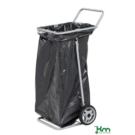 Chariot porte sac poubelle 125 litres