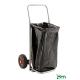 Chariot pour sac poubelle 125 L à roues pneumatiques