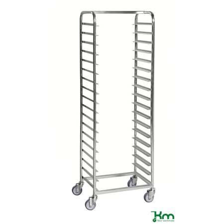 Chariot porte-plateaux galvanisé - 150 kg