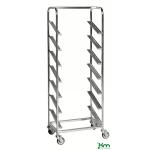 Chariot porte-bacs - étagères inclinées - 150 kg - ACTIVERGO