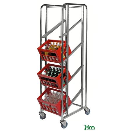 Vente Chariot porte-bacs - rails réglables - 150 kg (ACTIVERGO)