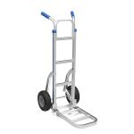 Diable Alu double pelle avec rails de glissement - 200 kg - ACTIVERGO