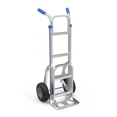 Achat Diable Alu double pelle avec rails de glissement - 200 kg