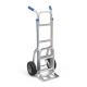 Achat Diable Alu double pelle avec rails de glissement - 200 kg