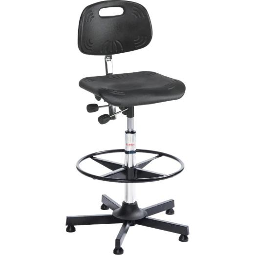 Siège haut pour atelier à repose-pieds - réglage indépendant - Classic - ACTIVERGO