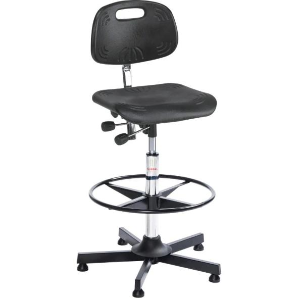 Siège haut pour atelier à repose-pieds - réglage indépendant - Classic