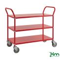 Achat Chariot desserte coloré - 2 ou 3 étagères réversibles KM2105