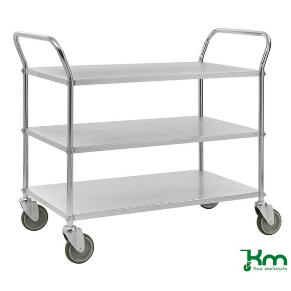 Vente Chariot desserte coloré - 2 ou 3 étagères réversibles KM2105 (ACTIVERGO)
