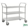 Vente Chariot desserte coloré - 2 ou 3 étagères réversibles KM2105 (ACTIVERGO)