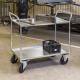 Vente Chariot desserte d'atelier soudé - 2 étagères avec rebord KM4175 (ACTIVERGO)
