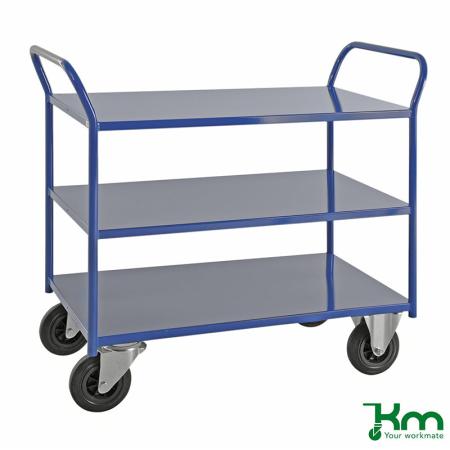 Chariot desserte soudé 3 étagères polyvalent KM4169