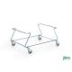 Chariot porte-paniers libre service empilables