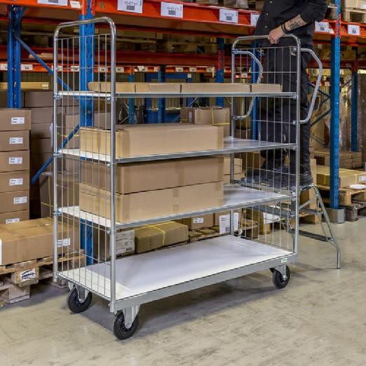 Chariot de préparation de commandes modulable - 300 kg - ACTIVERGO