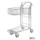 Prix Chariot à poignée ergonomique emboîtable à panier profond