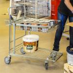 Chariot à panier maillé repliable pour picking et mise en rayon - ACTIVERGO