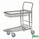 Prix Chariot à panier maillé repliable pour picking et mise en rayon