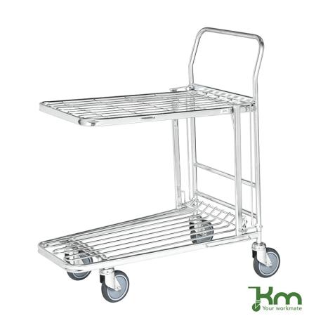 Prix Chariot à maille 2 plateaux - fixe et escamotable
