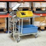 Chariot à maille 2 plateaux - fixe et escamotable - ACTIVERGO
