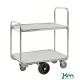 Achat Chariot de préparation de commandes à roues centrales - 2 ou 3 étagères