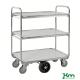 Vente Chariot de préparation de commandes à roues centrales - 2 ou 3 étagères (ACTIVERGO)