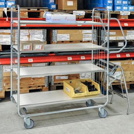 Achat Chariot de picking manuel ergonomique modulable 250 kg - l. 470 mm