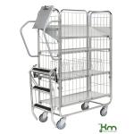 Chariot de picking manuel ergonomique modulable 250 kg - l. 470 mm - ACTIVERGO