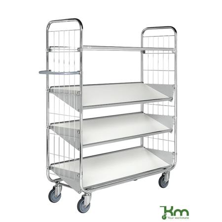 Comparateur Chariot de picking manuel ergonomique modulable 250 kg - l. 470 mm