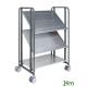 Comparateur Chariot préparateur de commandes 3 étagères réglables - 150 kg