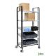 Achat Chariot de préparation de commandes 5 tablettes réglables - 250 kg