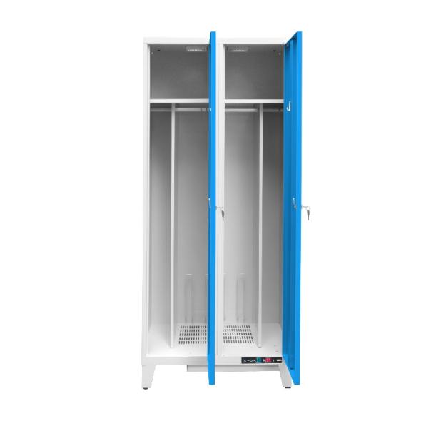 Armoire vestiaire ventilée de séchage rapide - industrie salissante