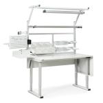 Poste de travail motorisé à réglage rapide Quatre X - stable et flexible - TRESTON