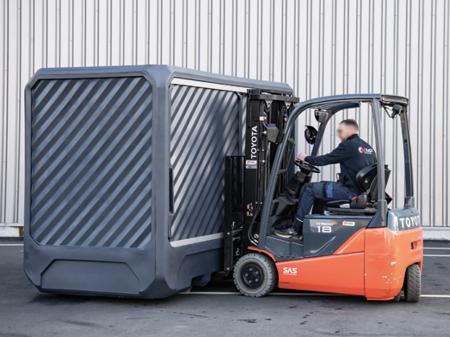 Vente Conteneur de stockage en PEHD pour produits corrosifs - rétention 2800 litres (DIFOPE)