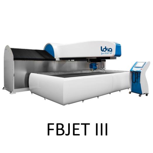 Centre de découpe jet d'eau 5 axes à bras déporté FBJET III - LDSA