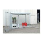 Box de stockage 104 bouteilles de gaz avec plancher toit et portes - PROTECTO