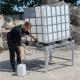 Inclineur IBC réhaussé pour soutirage et vidange totale