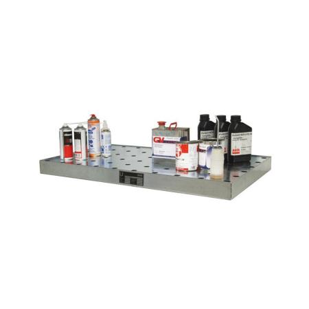Achat Bac de rétention inox petits récipients - 20 à 60 litres
