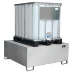 Bac de rétention inox pour Cuve IBC 1100 litres - PROTECTO