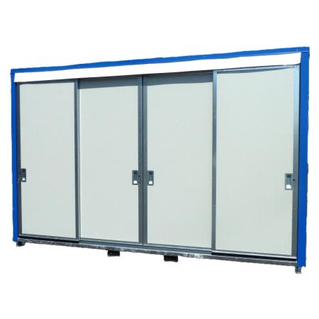 Conteneur à fûts et IBC isolé double paroi 1 niveau 6 ml