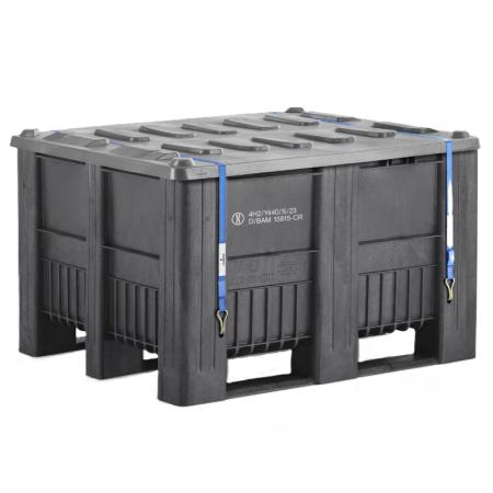 Caisse palette ADR-UN pour batteries lithium et matières dangereuses